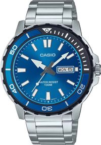 Zegarek Casio Zegarek marki Casio model MTD-125D kolor Szary. Akcesoria męski. Sezon: Cały rok NoSize. Kolor: szary #1
