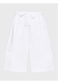 Deha Bermudy D83075 Biały Relaxed Fit. Kolor: biały. Materiał: bawełna