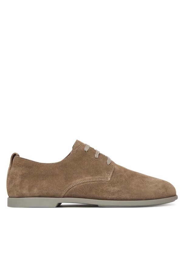 Calvin Klein Półbuty Low Prof Derby Su HM0HM02232 Beżowy. Kolor: beżowy. Materiał: skóra, zamsz