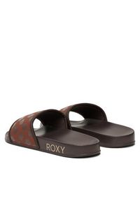 Roxy Klapki ARJL100909 Brązowy. Kolor: brązowy. Materiał: skóra