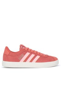 Adidas - adidas Sneakersy VL COURT 3.0 IF4477 Czerwony. Kolor: czerwony. Materiał: skóra, zamsz