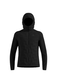 Odlo - Kurtka hybrydowa męska ODLO Zeroweight Insulator Mid Layer Hoody Full Zip. Kolor: czarny. Sport: turystyka piesza
