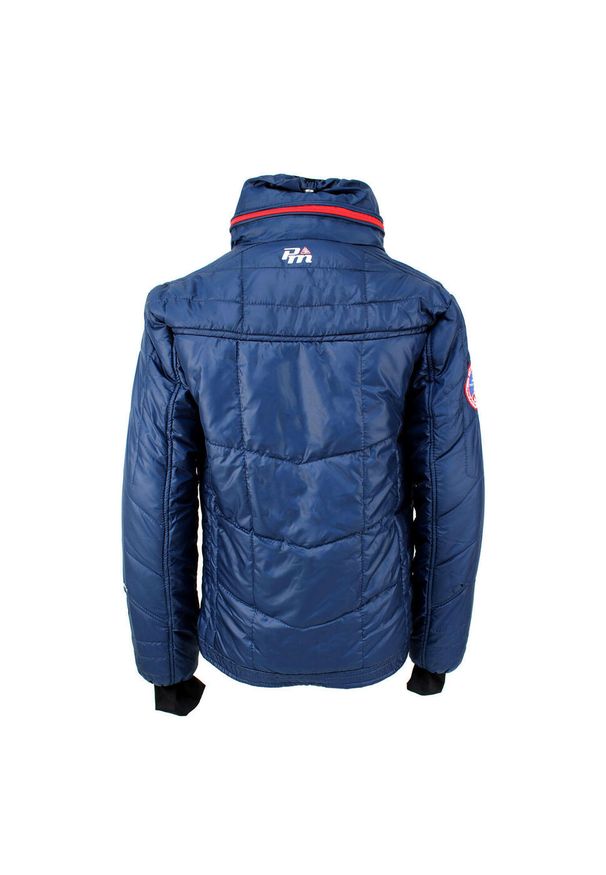 PEAK MOUNTAIN - Dziecięca kurtka puchowa Peak Mountain Ecapa. Kolor: niebieski. Materiał: puch. Sezon: zima. Sport: narciarstwo