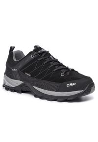 Trekkingi CMP Rigel Low Trekking Shoes Wp 3Q13247 Nero/Grey 73UC. Kolor: czarny. Materiał: zamsz, skóra. Sport: turystyka piesza