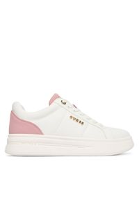 Guess Sneakersy FLFWLL ELE12 Biały. Kolor: biały. Materiał: skóra