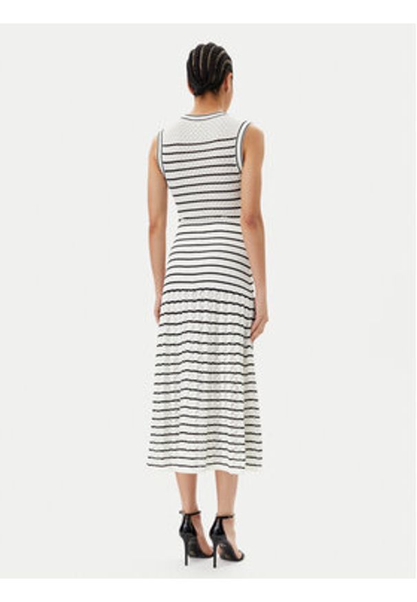 Gaudi Sukienka dzianinowa 511FD13006 Écru Regular Fit. Kolor: kremowy. Materiał: syntetyk