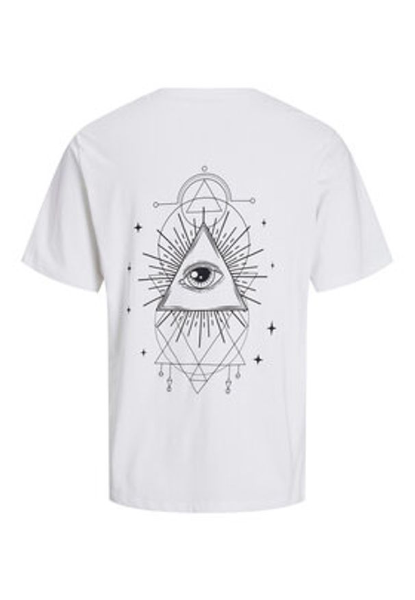 Jack & Jones - Jack&Jones T-Shirt Jackie 12271366 Biały Relaxed Fit. Kolor: biały. Materiał: bawełna