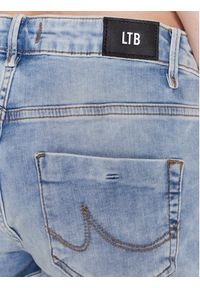LTB Szorty jeansowe Judie 60136 14447 Niebieski Slim Fit. Kolor: niebieski. Materiał: jeans, bawełna #4