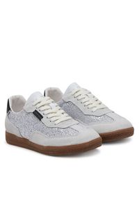 Steve Madden Sneakersy Emporia SM11003419 Srebrny. Kolor: srebrny. Materiał: materiał