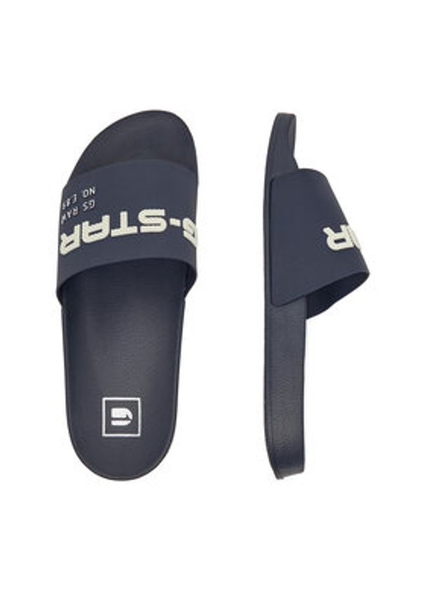G-Star RAW - G-Star Raw Klapki SS25-3C096-M Granatowy. Kolor: niebieski. Materiał: syntetyk