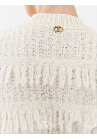 TwinSet - TWINSET Kardigan 232TP3130 Écru Regular Fit. Materiał: syntetyk #3