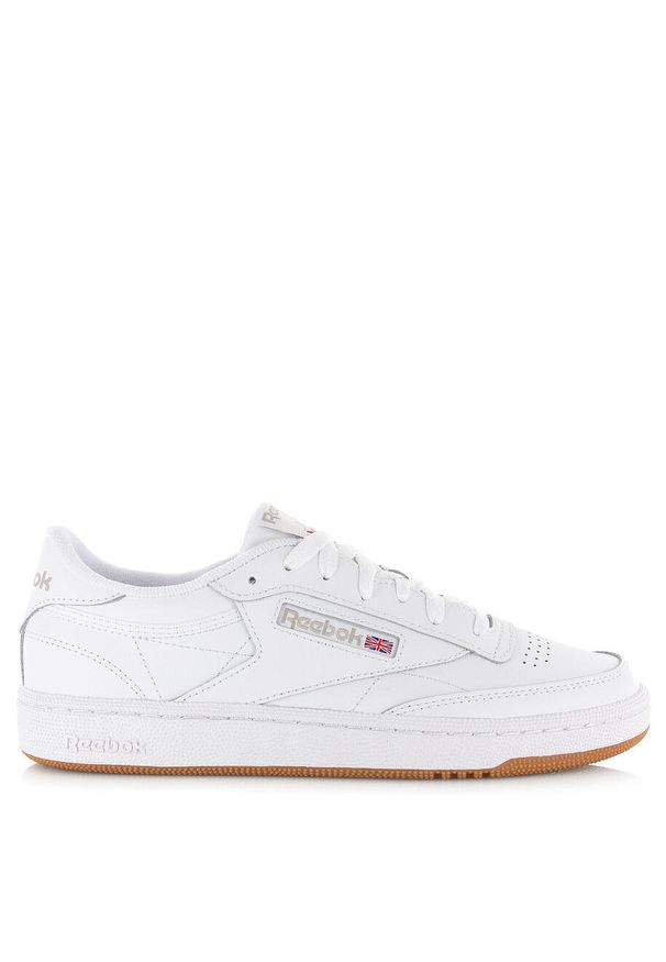 Buty do chodzenia damskie Reebok Club C 85. Zapięcie: sznurówki. Kolor: biały, zielony, wielokolorowy, brązowy. Materiał: guma, materiał, skóra, syntetyk. Szerokość cholewki: normalna. Model: Reebok Club. Sport: turystyka piesza