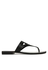 Karl Lagerfeld - KARL LAGERFELD Japonki Skoot II KL80407 Czarny. Kolor: czarny. Materiał: skóra