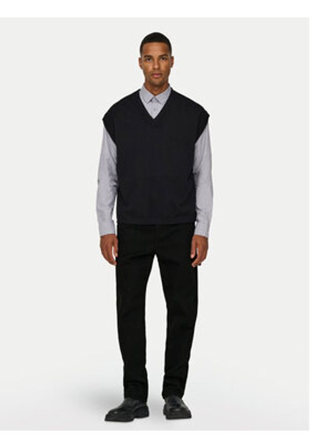 Only & Sons Jeansy 22030974 Czarny Straight Fit. Kolor: czarny