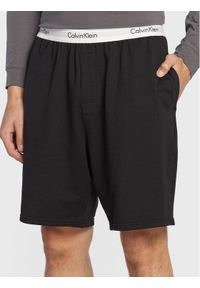 Calvin Klein Underwear Szorty piżamowe 000NM2303E Czarny Regular Fit. Kolor: czarny. Materiał: syntetyk