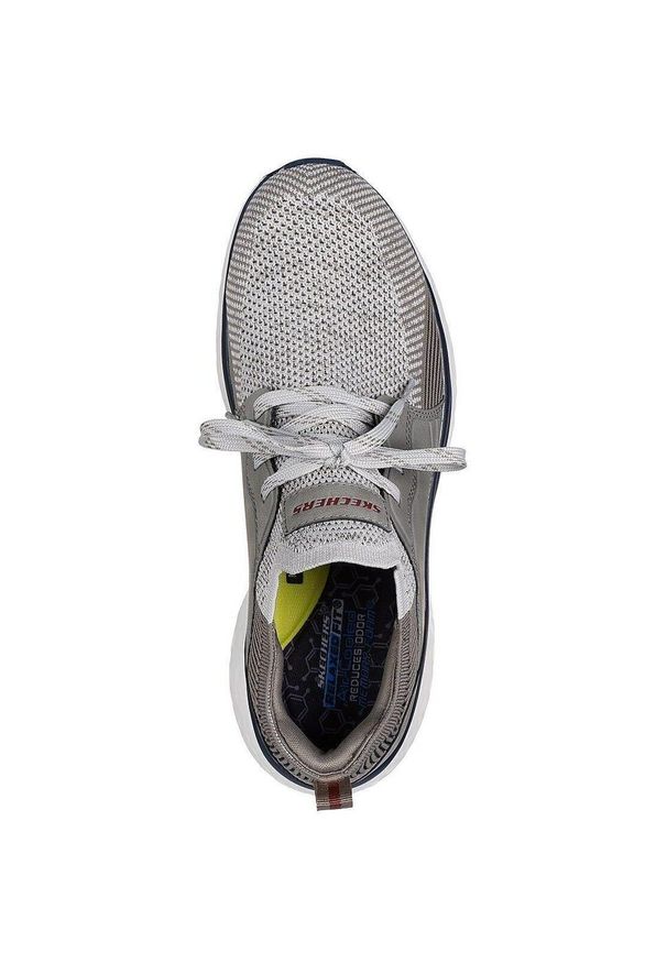 skechers - Adidasy Skechers Lancer - Dalton, Mężczyźni. Kolor: beżowy. Materiał: materiał