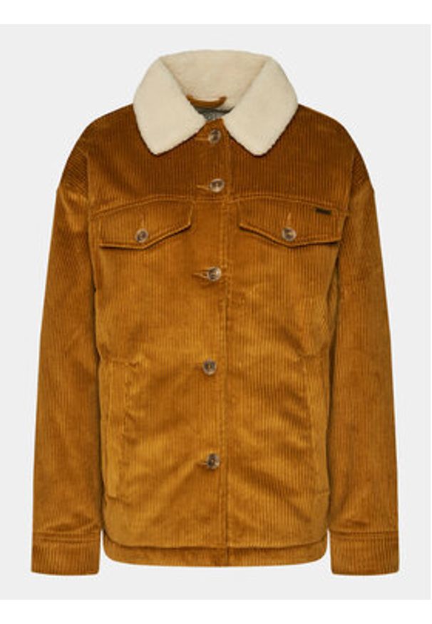 Billabong Kurtka przejściowa Cold Day EBJJK00112 Brązowy Regular Fit. Kolor: brązowy. Materiał: bawełna