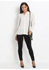 bonprix - Spodnie z dżerseju z mieszanki wiskozy. Kolor: czarny. Materiał: jersey, wiskoza #3