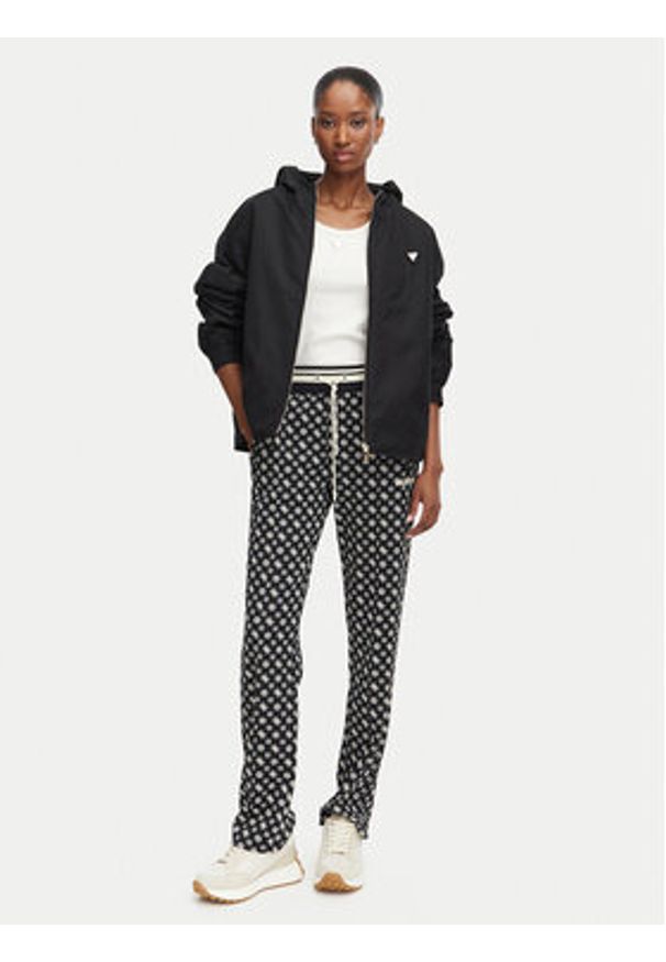 Guess Kurtka przejściowa V6YL11 W2871 Czarny Regular Fit. Kolor: czarny. Materiał: syntetyk