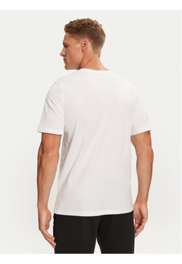 Jack & Jones - Jack&Jones T-Shirt Corp 12233999 Biały Standard Fit. Kolor: biały. Materiał: bawełna