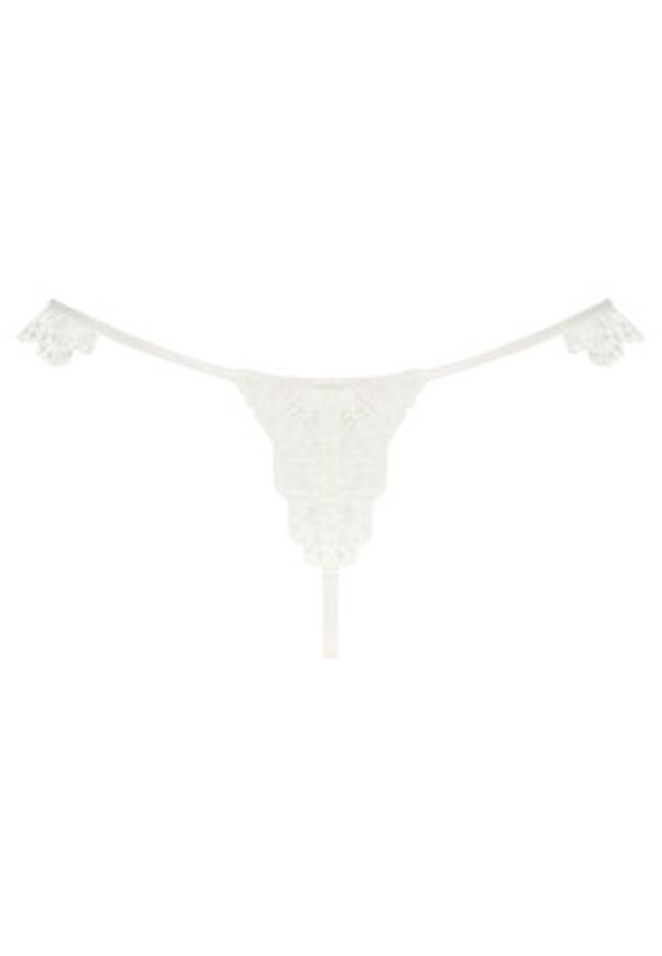 Hunkemöller Stringi 302385 Écru. Materiał: syntetyk