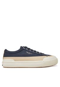 Pepe Jeans Sneakersy PMS31075 Granatowy. Kolor: niebieski. Materiał: materiał