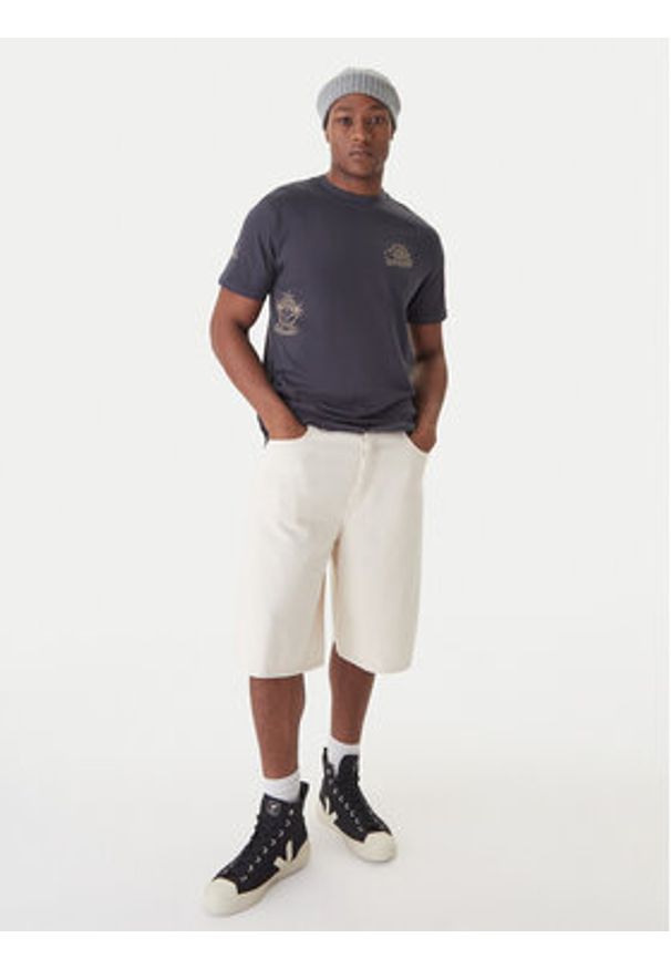 Quiksilver T-Shirt Evo Quik Rituals EQYZT08193 Szary Regular Fit. Kolor: szary. Materiał: bawełna