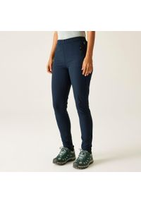 Regatta - Damskie spodnie Pentre Stretch. Kolor: niebieski. Materiał: materiał. Sezon: lato. Sport: turystyka piesza #1