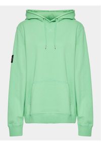 Calvin Klein Jeans Bluza J30J314036 Zielony Regular Fit. Kolor: zielony. Materiał: bawełna #1
