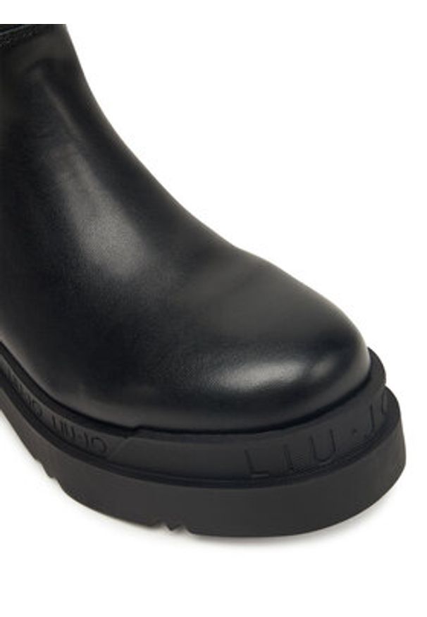 Liu Jo Kozaki Love 64 SF5069 P0102 Czarny. Kolor: czarny. Materiał: skóra