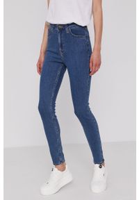 Lee jeansy Ivy Clean Play damskie high waist. Stan: podwyższony. Kolor: niebieski