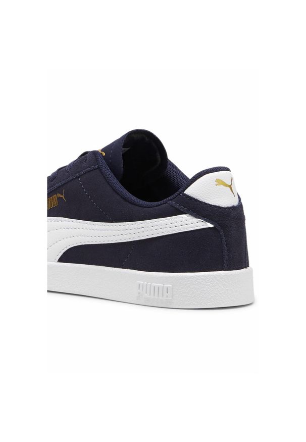 Puma - Młodzieżowe sneakersy PUMA Club II PUMA Navy White Gold Blue. Kolor: biały, niebieski, wielokolorowy