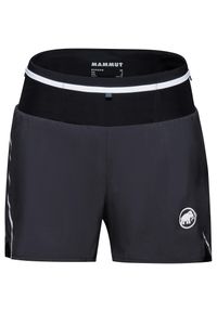Spodenki do biegania damskie Mammut Aenergy TR 2 in 1 Shorts. Kolor: czarny. Sport: turystyka piesza
