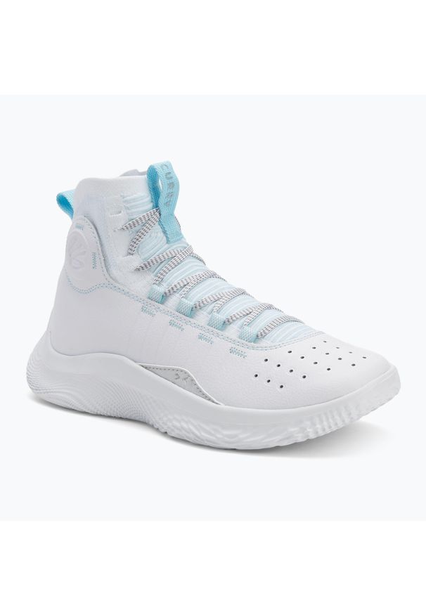 Buty do koszykówki Under Armour CURRY 4 FLOTRO. Kolor: biały. Sport: koszykówka
