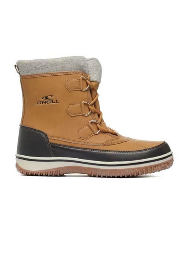 Buty do chodzenia damskie O'Neill Alta Women High. Wysokość cholewki: za kostkę. Zapięcie: sznurówki. Kolor: brązowy. Materiał: syntetyk, materiał, tkanina, guma. Szerokość cholewki: normalna. Sport: turystyka piesza