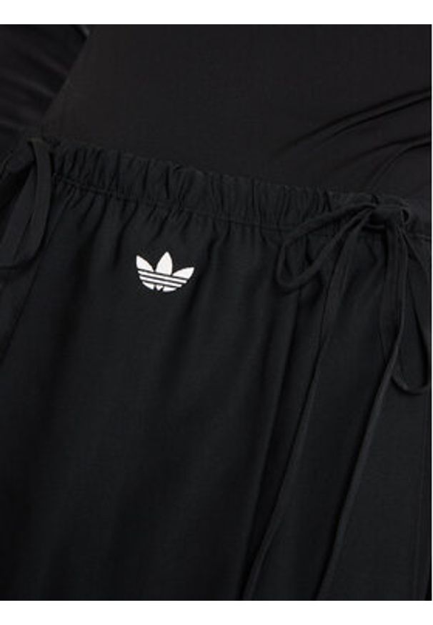 Adidas - adidas Spódnica mini Ribbon JX2554 Czarny Regular Fit. Kolor: czarny. Materiał: syntetyk
