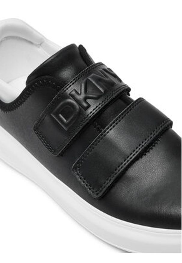 DKNY Sneakersy Jamiah K3422734 Czarny. Kolor: czarny. Materiał: skóra