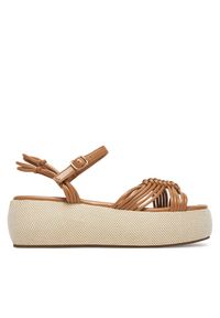 Roxy Sandały 2777019 Beżowy. Kolor: beżowy. Materiał: syntetyk, materiał