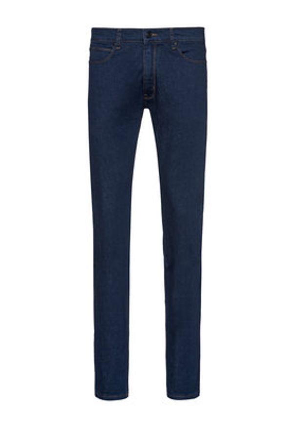 Hugo Jeansy 734 50441720 Granatowy Extra Slim Fit. Kolor: niebieski
