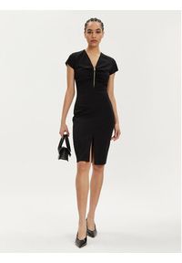 Rinascimento Sukienka koktajlowa CFC0117728003 Czarny Slim Fit. Kolor: czarny. Materiał: syntetyk. Styl: wizytowy #4