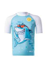 AquaWave - Uverini Shark Rash Guard Dla Dzieci/dzieci. Kolor: biały, wielokolorowy, niebieski