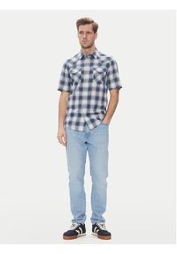 Wrangler Koszula Western 112362381 Niebieski Regular Fit. Kolor: niebieski. Materiał: bawełna #5