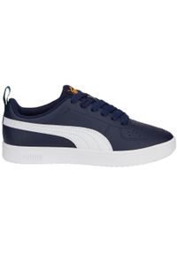 Buty do chodzenia dla dzieci Puma Rickie Jr. Kolor: niebieski. Materiał: guma, materiał, syntetyk. Szerokość cholewki: normalna. Sport: turystyka piesza