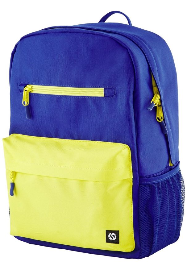 Plecak HP Campus 7J596AA niebieski. Kolor: niebieski. Materiał: materiał. Wzór: paski. Styl: elegancki, casual
