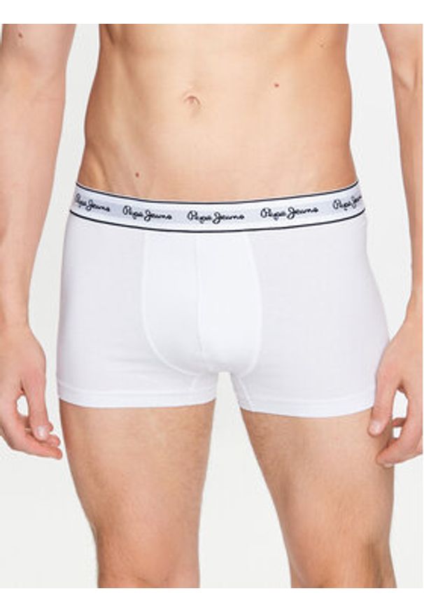 Pepe Jeans Komplet 3 par bokserek Pepe Tk 3P PMU10975 Biały. Kolor: biały. Materiał: bawełna