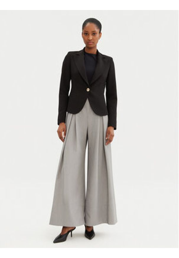 Rinascimento Marynarka CFC0122735003 Czarny Regular Fit. Kolor: czarny. Materiał: syntetyk