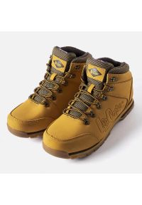 Brązowe skórzane buty Lee Cooper LCJ-20-01-012. Okazja: na co dzień. Kolor: brązowy. Materiał: skóra. Sezon: zima #3