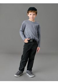 Sinsay - Jeansy chino z efektem sprania - czarny. Kolor: czarny #1