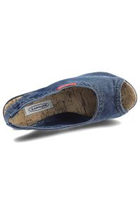 Lanqier - Sandały LANQIER 40C243 Jeans. Materiał: jeans. Obcas: na koturnie #2