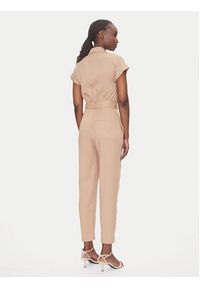 ACCESS FASHION Kombinezon 53-5511-128 Beżowy Regular Fit. Kolor: beżowy. Materiał: lyocell #4